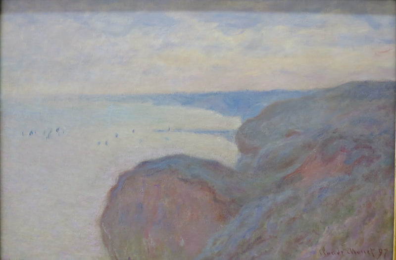 Klippen in der Nähe von Dieppe, Eremitage W1467 - Claude Monet