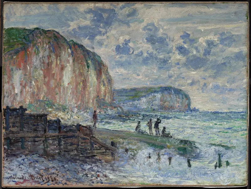 Die Klippen von Les Petites Dalles - Claude Monet