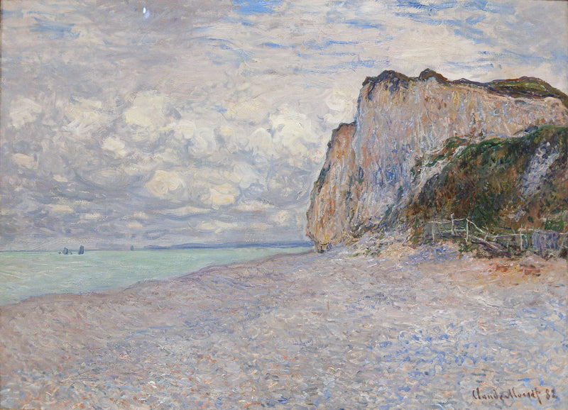 Klippen in der Nähe von Dieppe W719 - Claude Monet