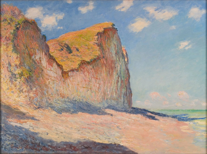Klippen in der Nähe von Pourville W788 - Claude Monet