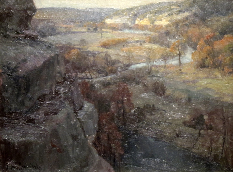 Klippen am Guadalupe River, 27 Kilometer oberhalb von Kerrville, Texas – Julian Onderdonk