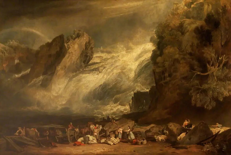 Wasserfälle des Rheins bei Schaffhausen - J. M. W. Turner