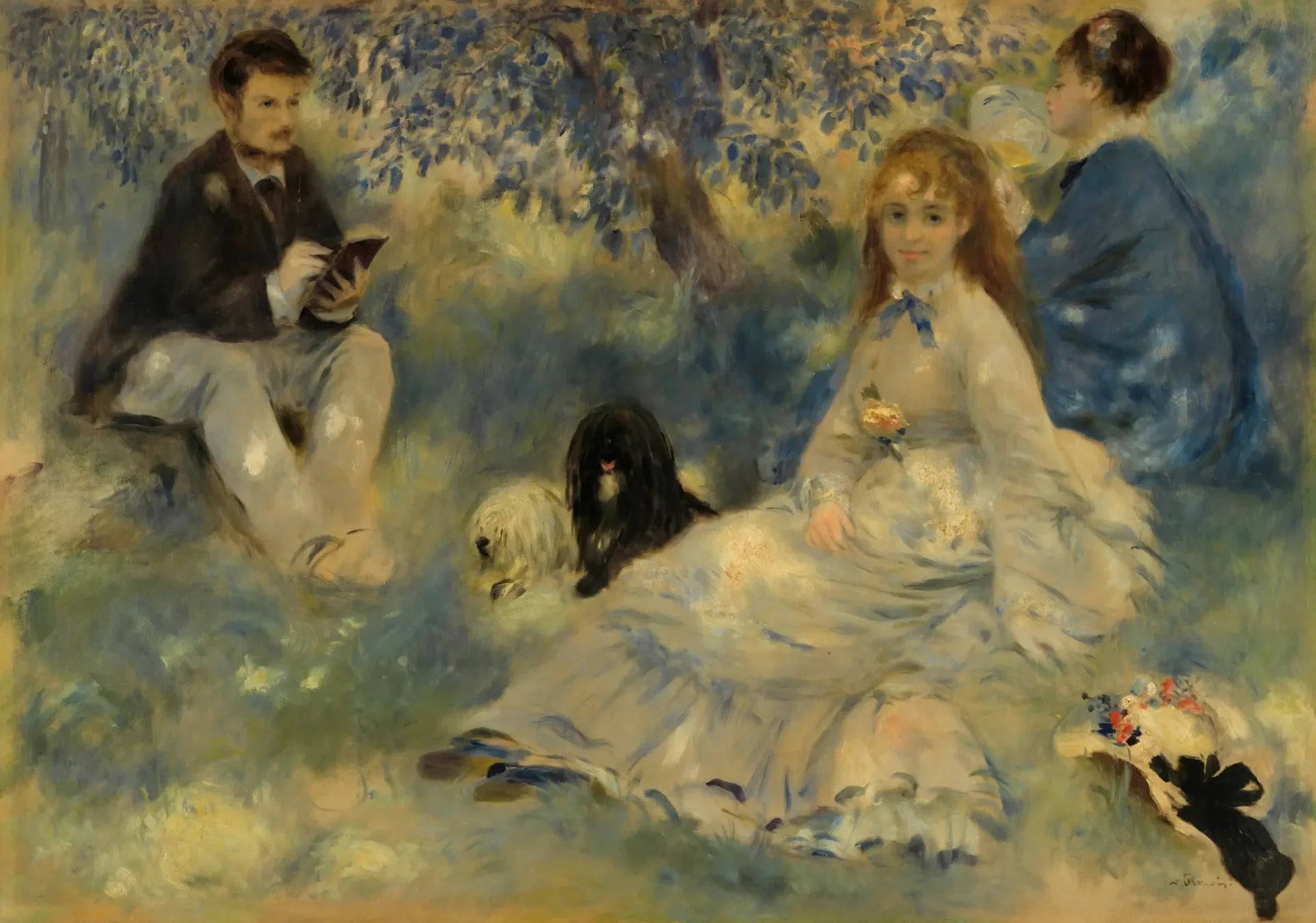 Famille Henriot (La Famille Henriot) - Pierre-Auguste Renoir image 1 reproduction de peinture à l’huile
