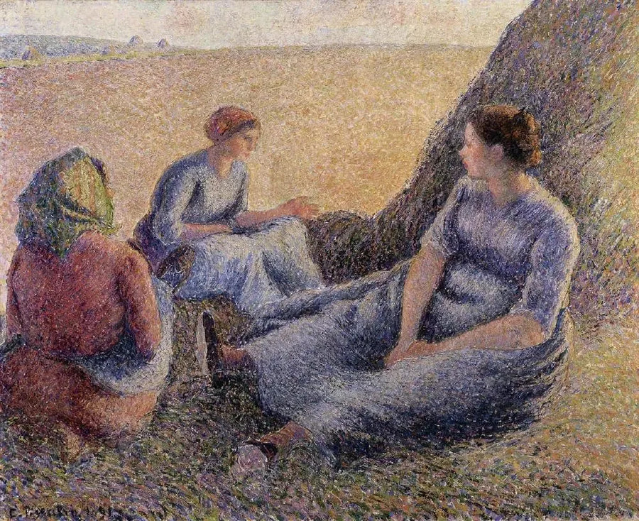 Heuwender in Ruhe - Camille Pissarro