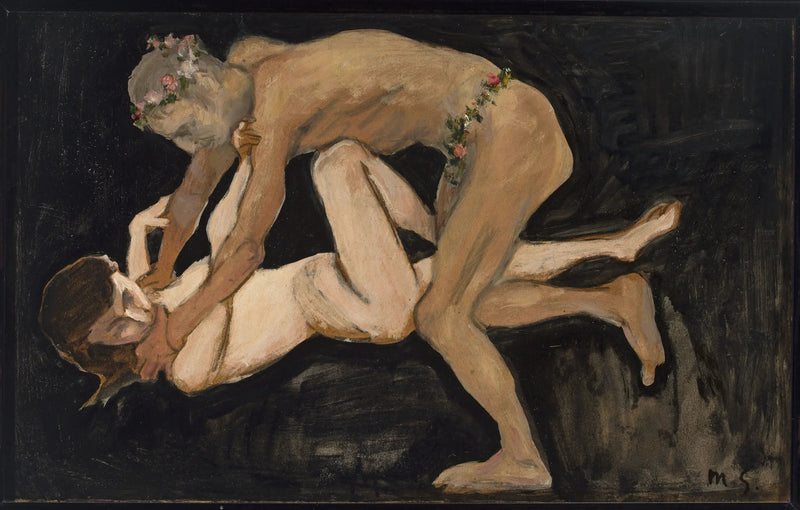 Tierwelt und ein Mädchen. - Max Slevogt