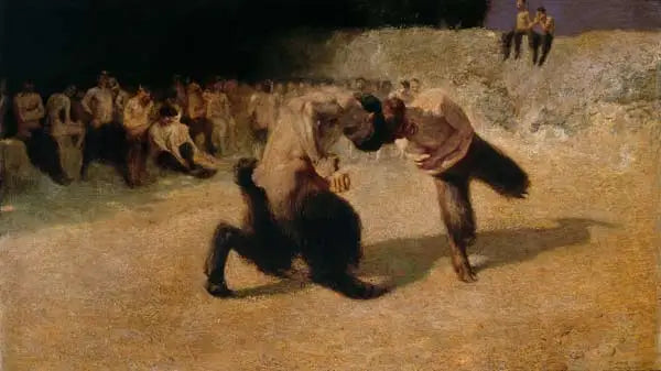 Faune im Kampf - Franz von Stuck
