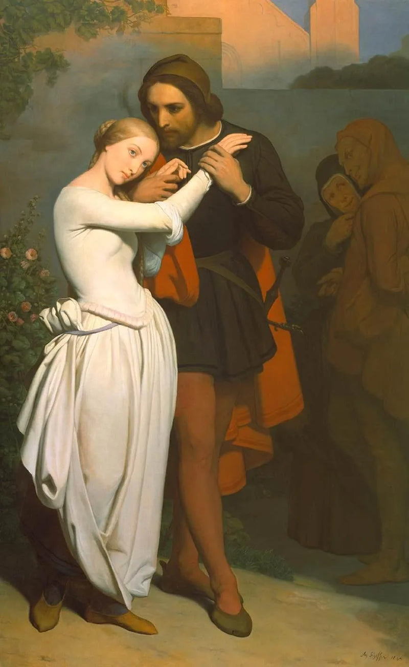 Faust und Margarete (Die Verführung) - Ary Scheffer