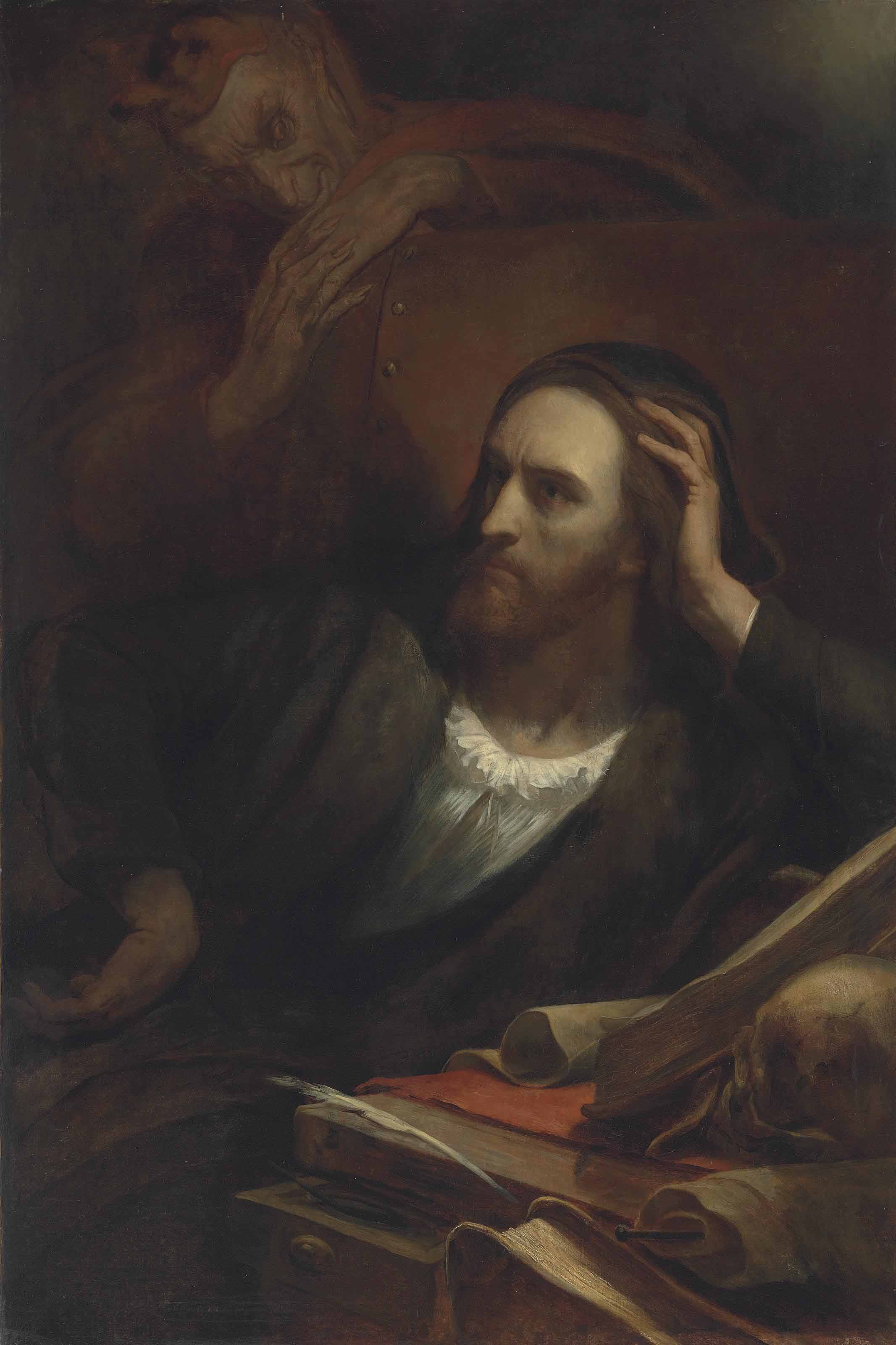 Faust et Méphistophélès - Ary Scheffer image 1 reproduction réalisée par Alpha Reproduction