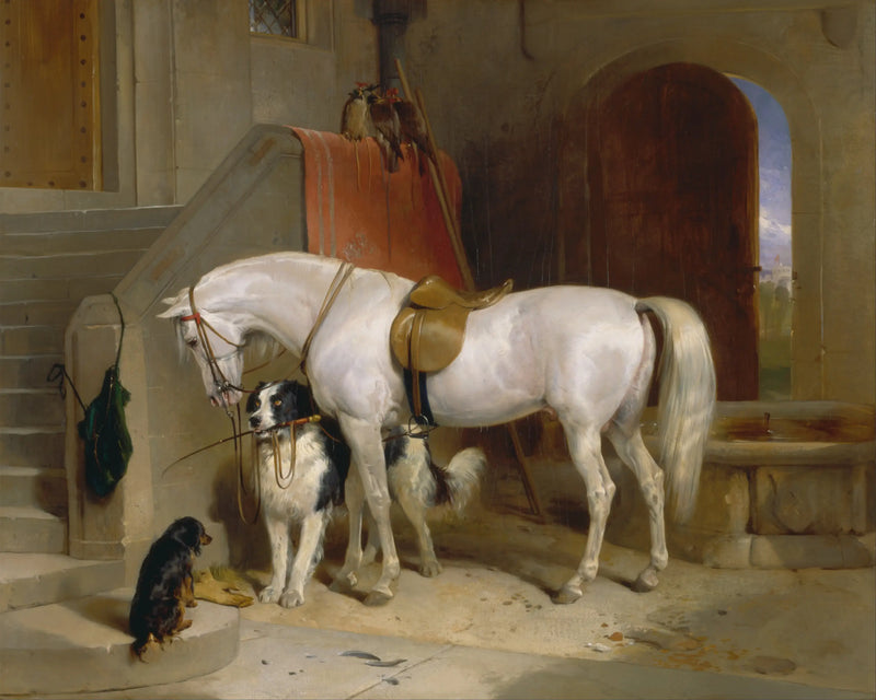 Favoriten, Eigentum von S.A.R. dem Prinzen George von Cambridge - Edwin Henry Landseer