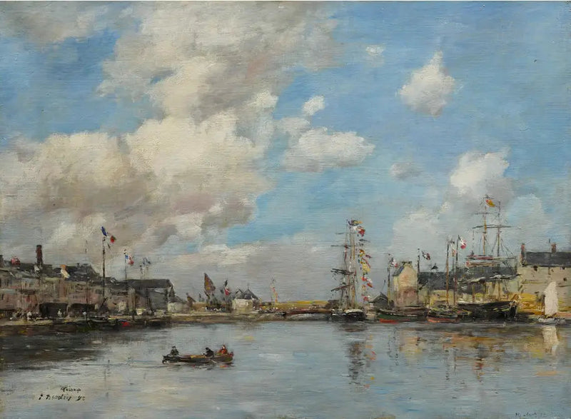 Fécamp, der Hafen - Eugène Boudin