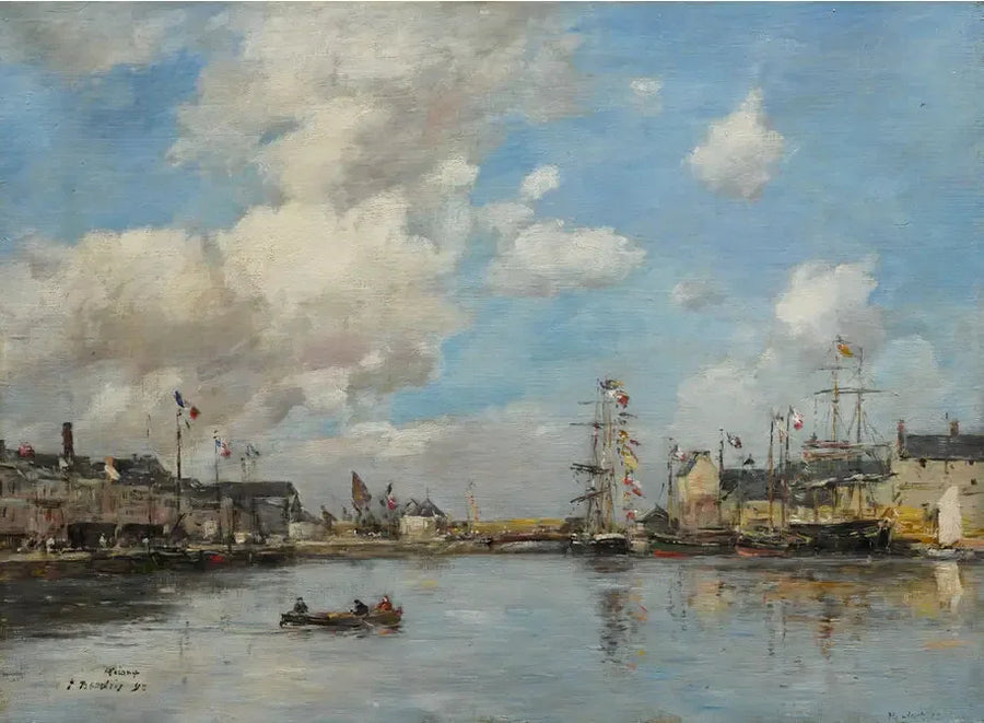 Fécamp, der Hafen - Eugène Boudin
