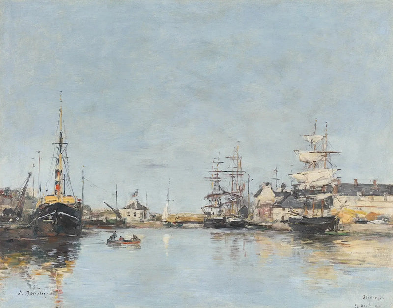 Fécamp, der Hafen - Eugène Boudin