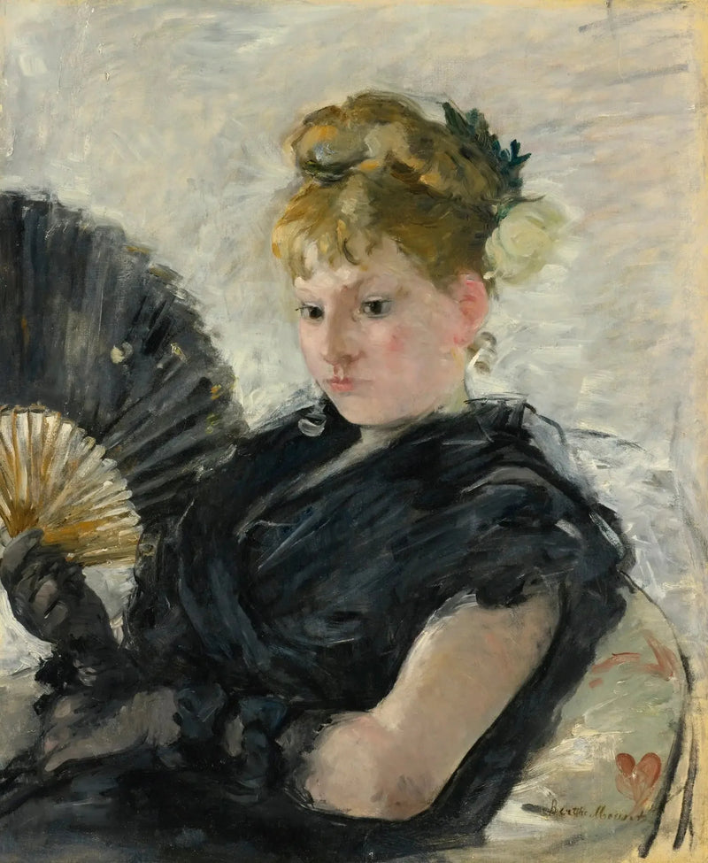 Frau mit Fächer - Berthe Morisot