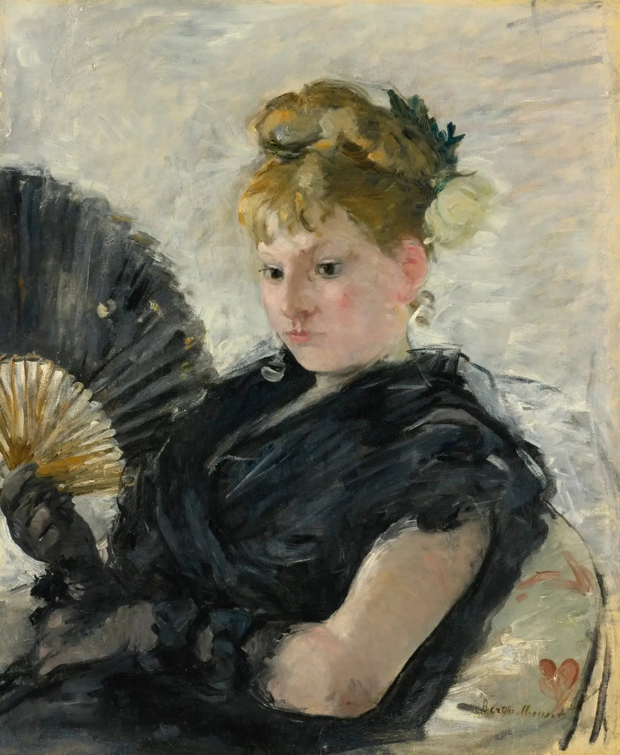 Frau mit Fächer - Berthe Morisot