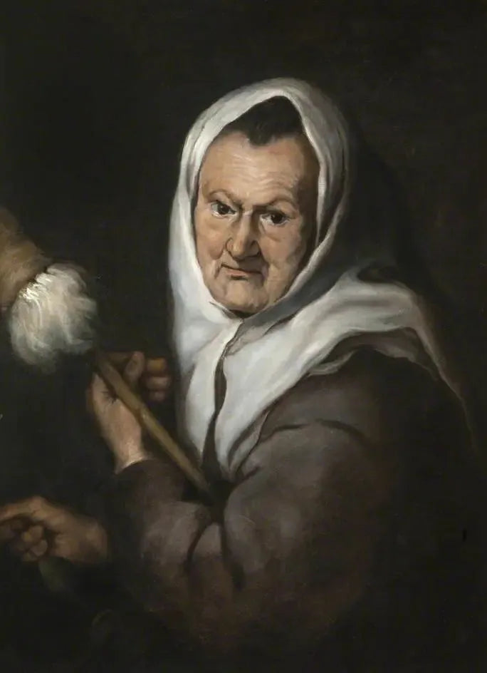 Frau an der Spindel - Bartolomé Esteban Murillo