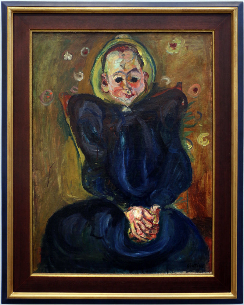 Frau im blauen Kleid - Chaim Soutine