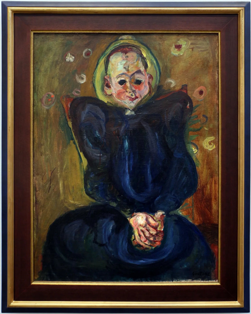 Frau im blauen Kleid - Chaim Soutine