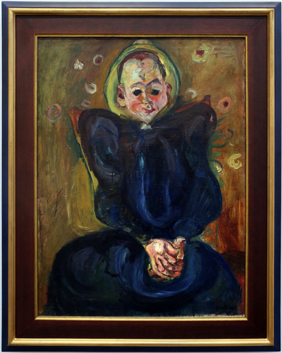 Frau im blauen Kleid - Chaim Soutine