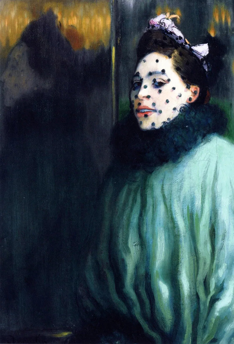 Frau mit Schleier - Louis Anquetin