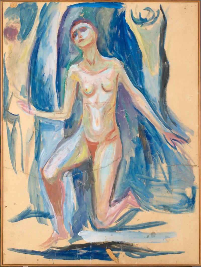 Kniende Frau - Edvard Munch