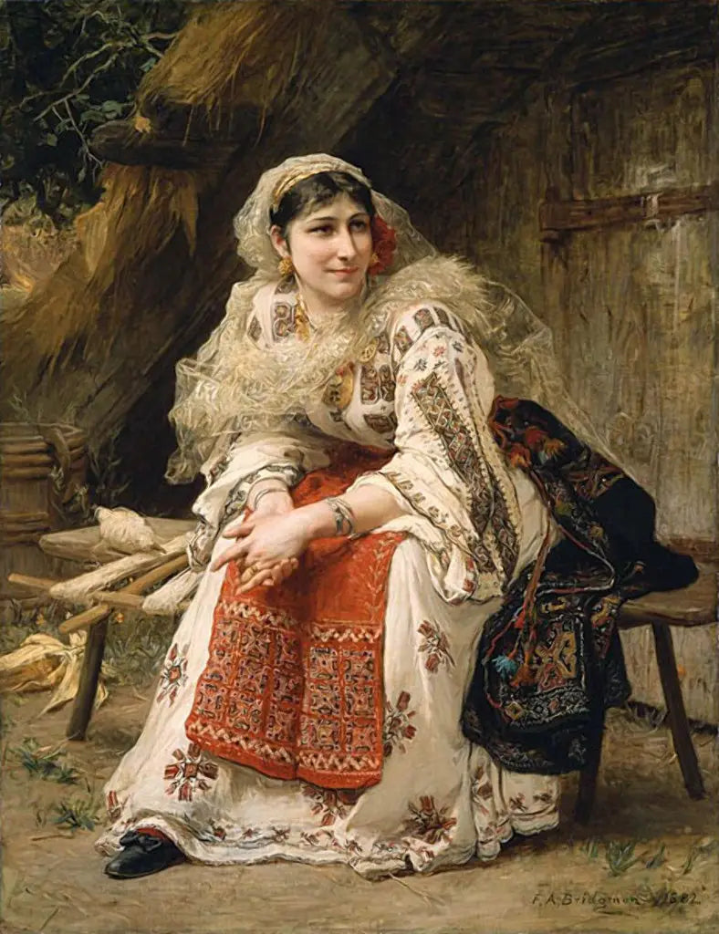 Armenische Frau. - Frederick Arthur Bridgman