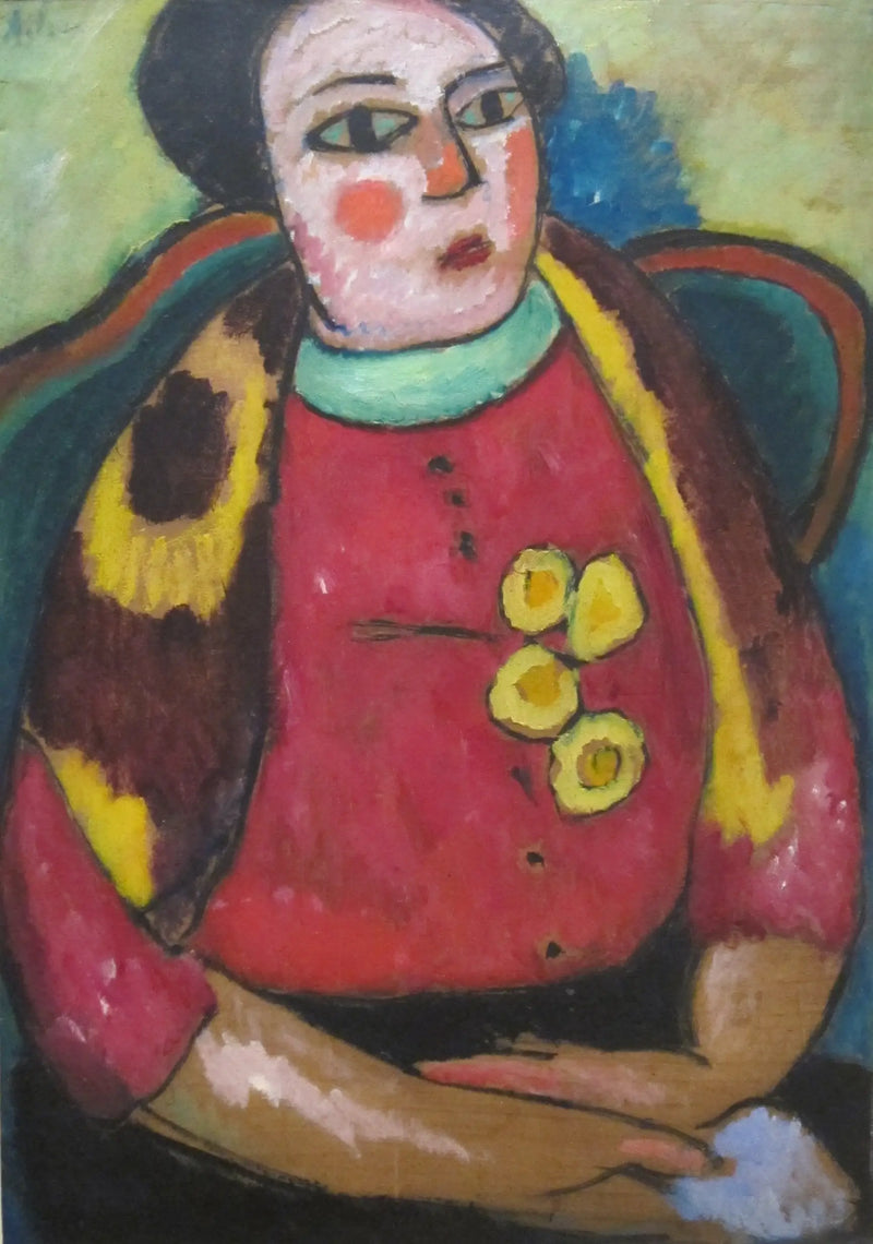 Frau sitzend - Alexej von Jawlensky