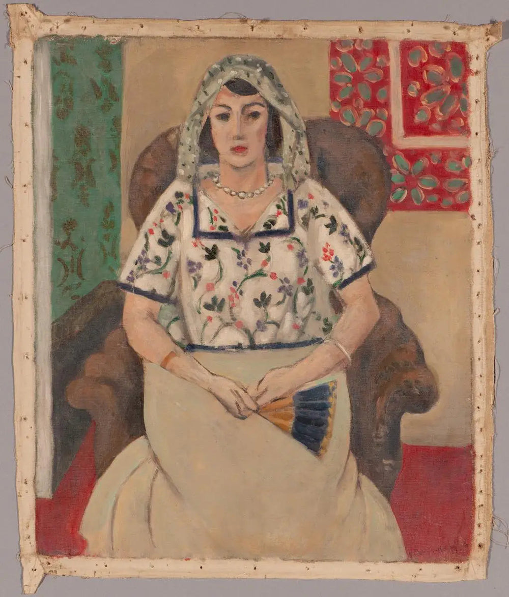 Femme assise dans un fauteuil - Henri Matisse image 1 copie peinte à la main à l’huile