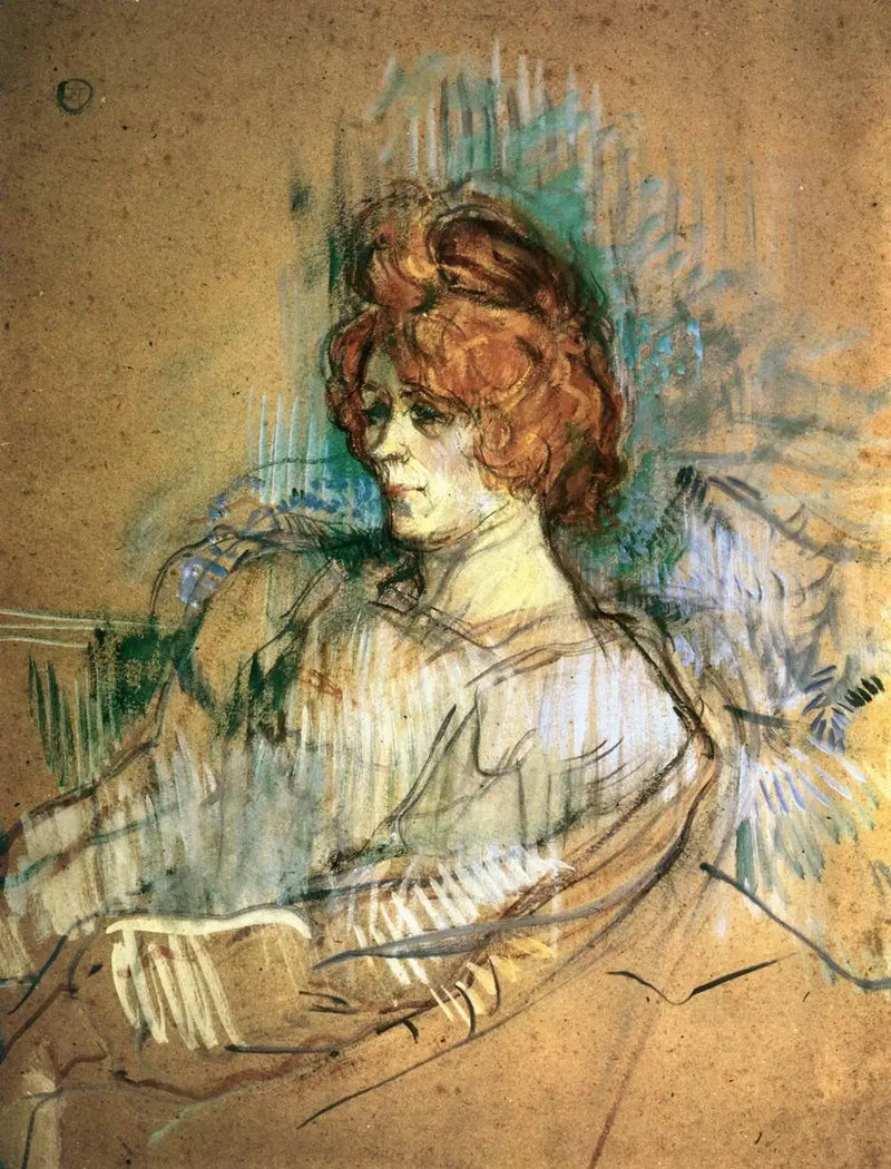 Sitzende Frau - Henri de Toulouse-Lautrec