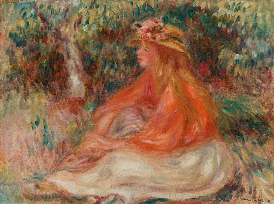 Sitzende Frau (Sealed Woman) - Pierre-Auguste Renoir