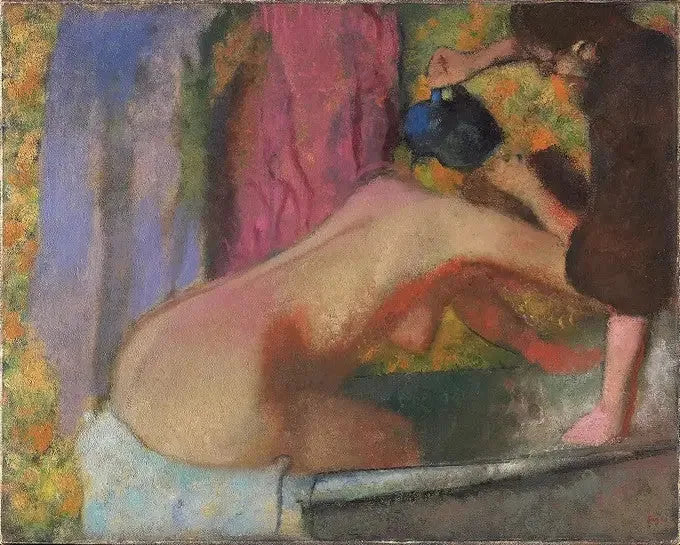 Frau im Bad - Edgar Degas