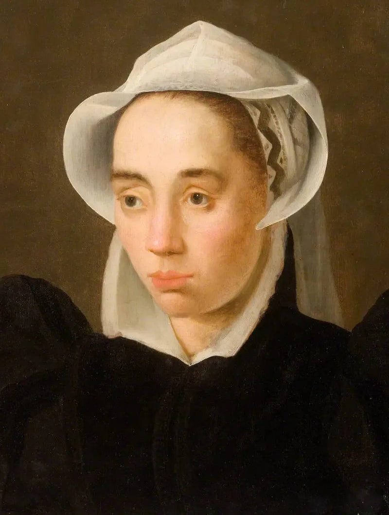 Frau mit weißer Mütze - Frans Pourbus der Jüngere