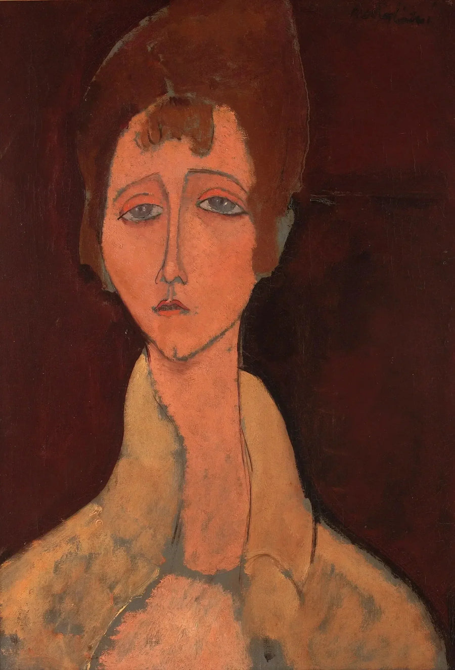 Frau im weißen Mieder - Amedeo Modigliani