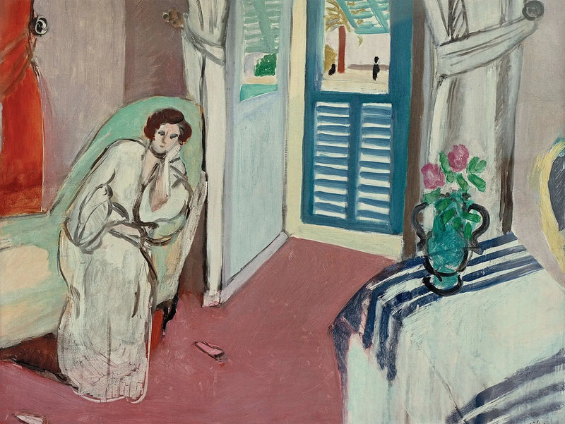 Frau auf dem Sofa - Henri Matisse
