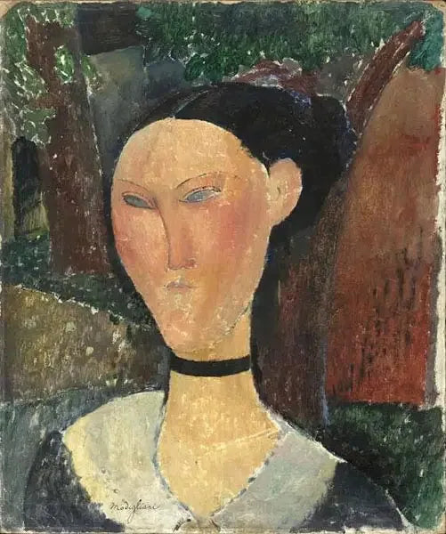Frau mit dem Samtband - Amedeo Modigliani