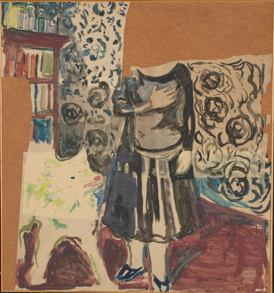 Frau mit Samojeden - Edvard Munch