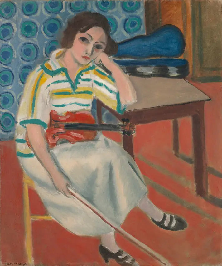 Frau mit Geige - Henri Matisse