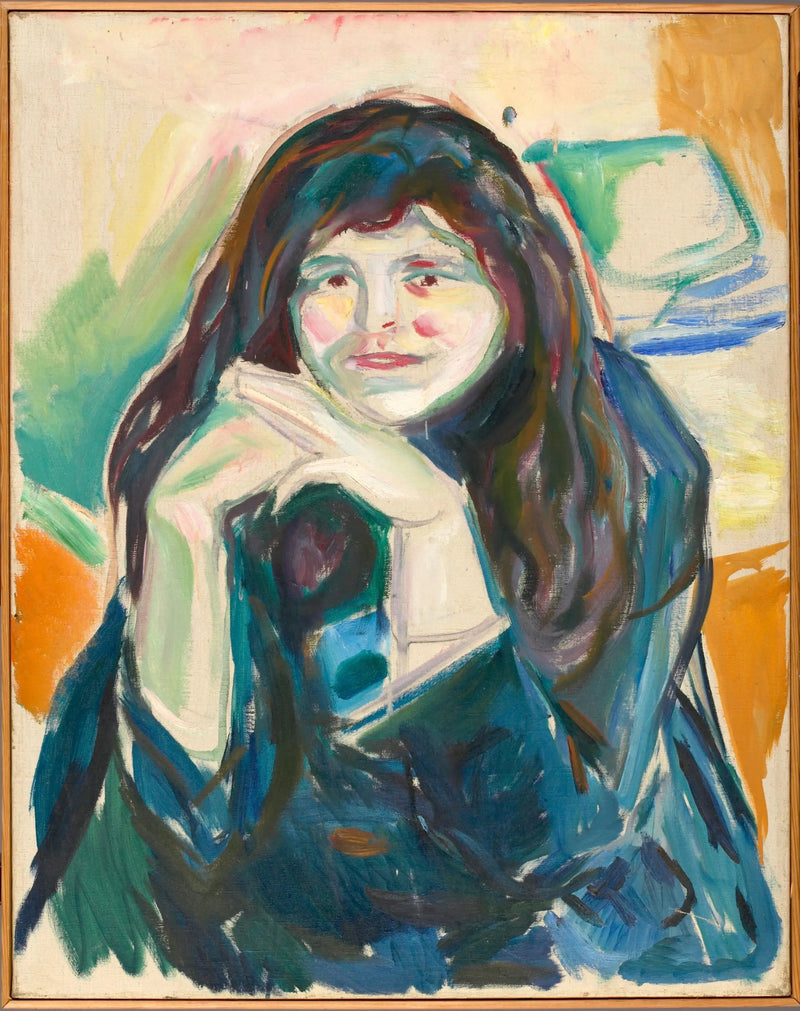 Frau mit offenen Haaren - Edvard Munch