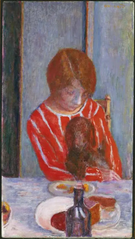 Frau mit Hund - Pierre Bonnard