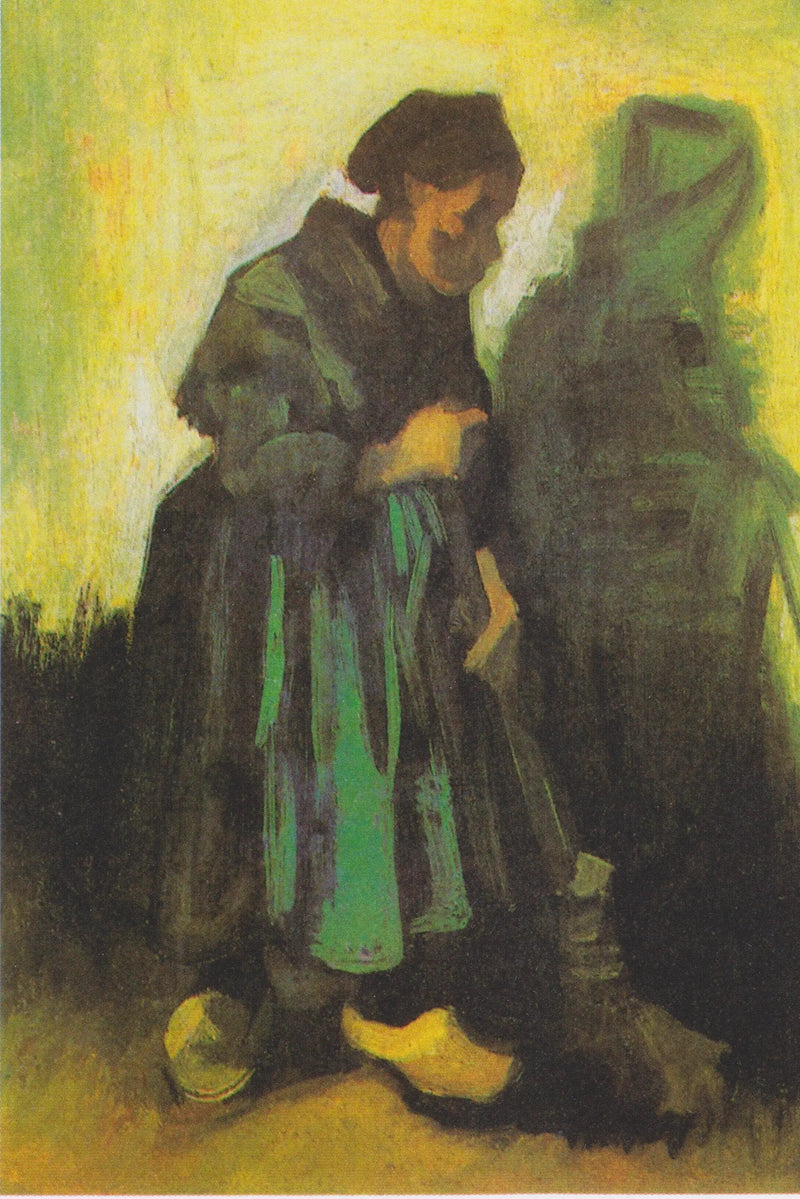 Frau mit einem Besen - Vincent van Gogh
