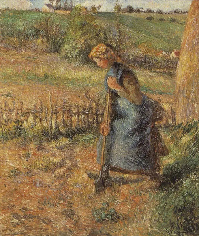 Bittende Frau - Camille Pissarro