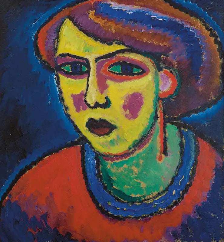Femme blonde - Alexej von Jawlensky image 1 reproduction de peinture à l’huile