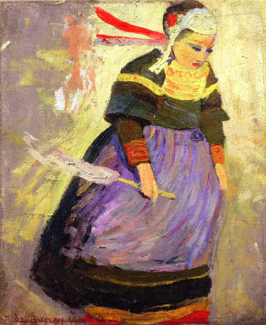 Bretonische Frau - Robert Delaunay
