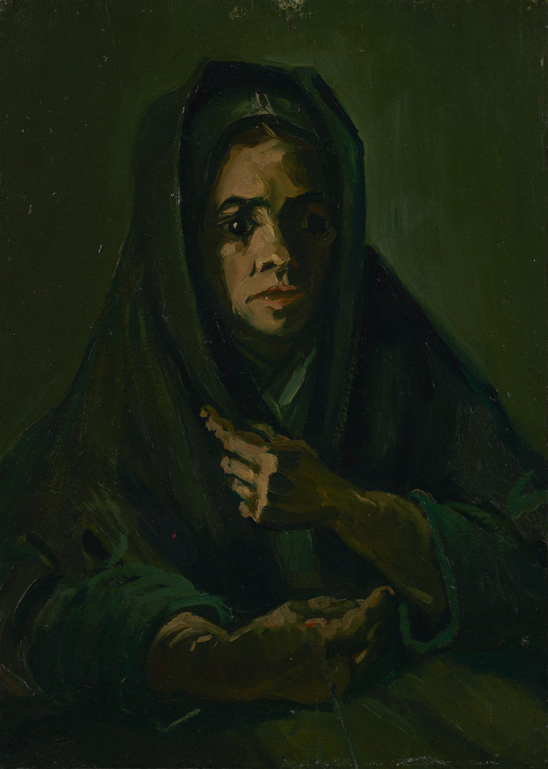 Frau mit Trauertuch - Vincent van Gogh