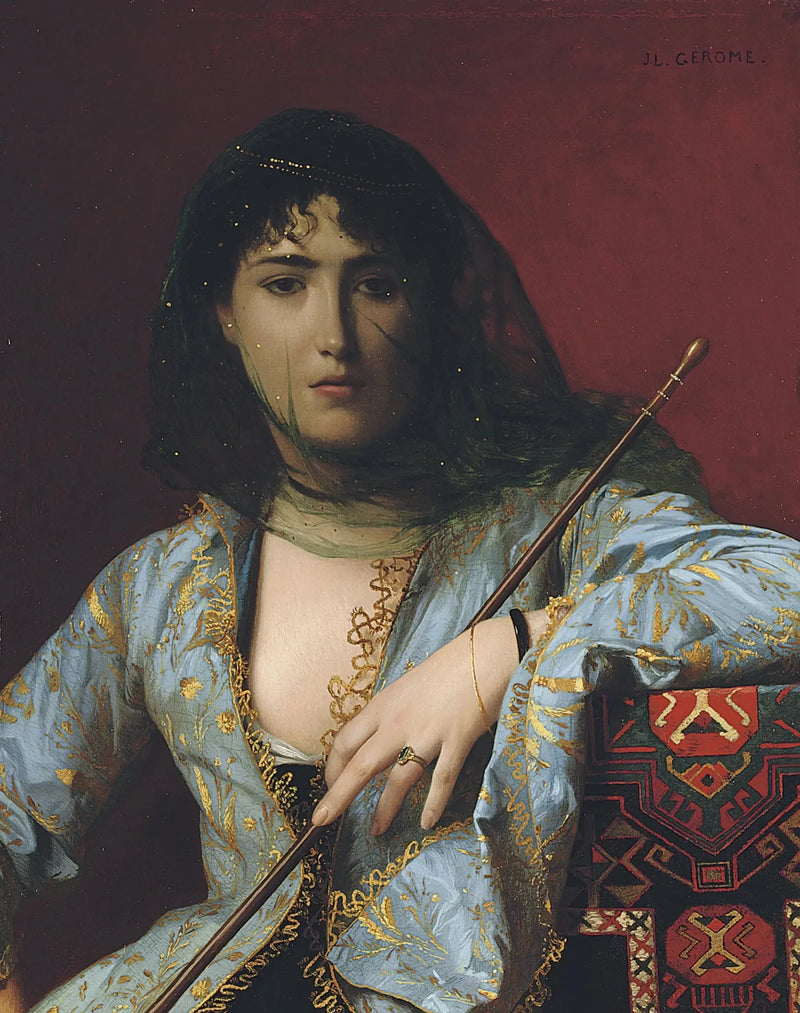 Verschleierte Zirkassierin - Jean-Léon Gérôme