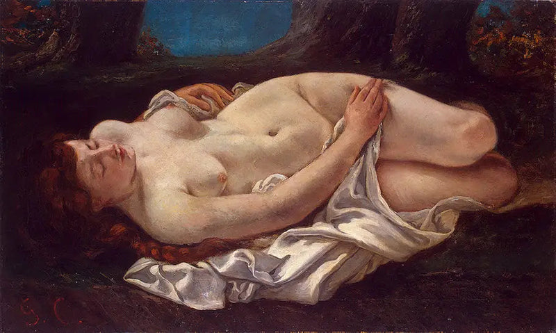 Liegende Frau - Gustave Courbet