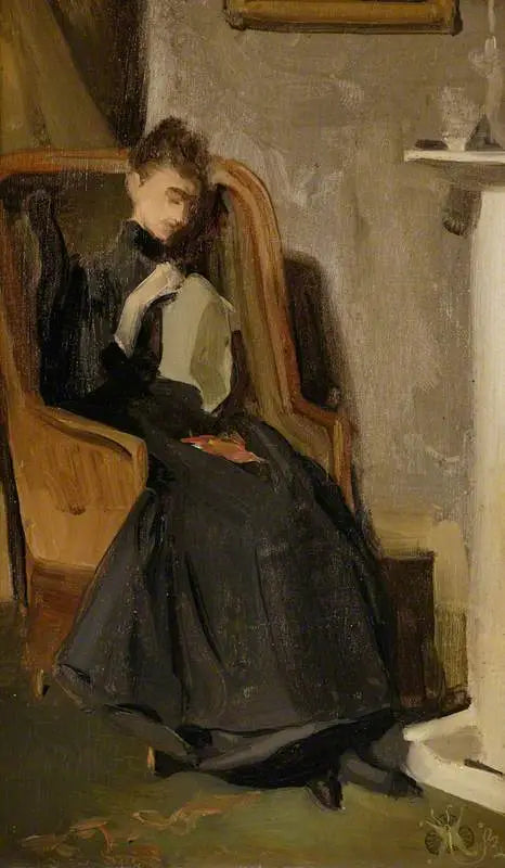 Frau beim Nähen - James Abbott McNeill Whistler
