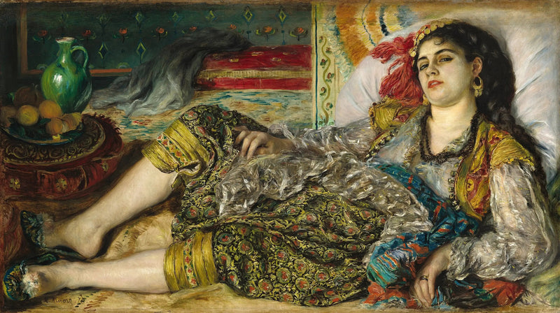 Frau aus Algier - Pierre-Auguste Renoir