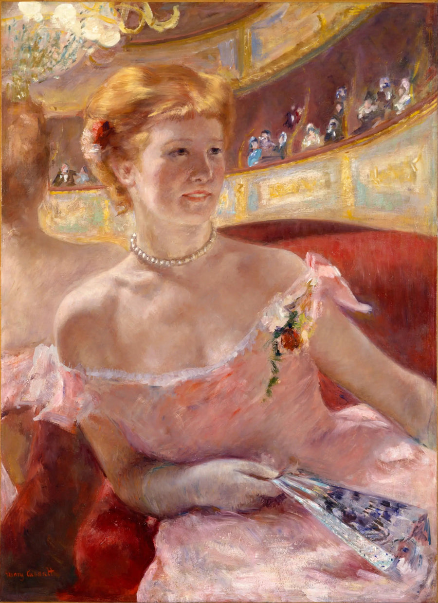 Frau in einer Loge - Mary Cassatt