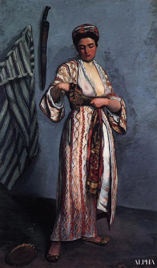 Femme en costume mauresque - Frédéric Bazille - Reproductions de tableaux et peintures haut de gamme