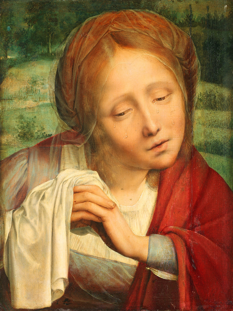 Frau in Trauer aus einer Klage - Quentin Metsys